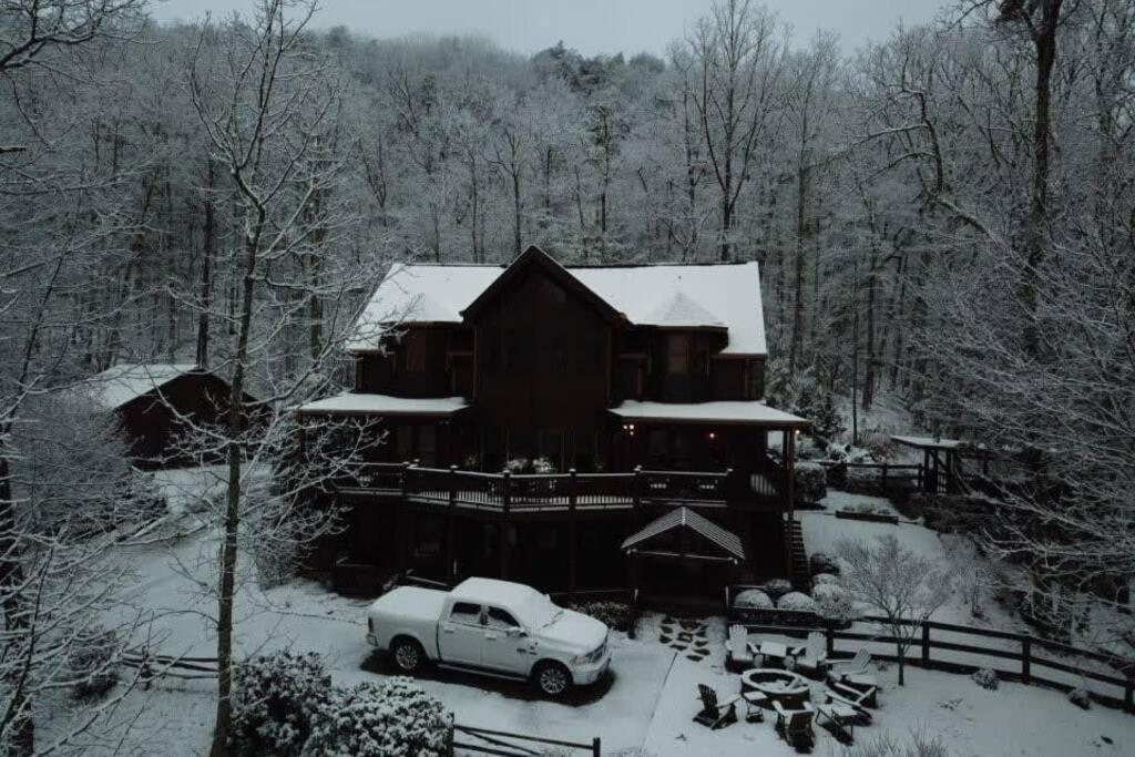Christmas Lodge-Secluded Near Downtown Blue Ridge Exterior foto